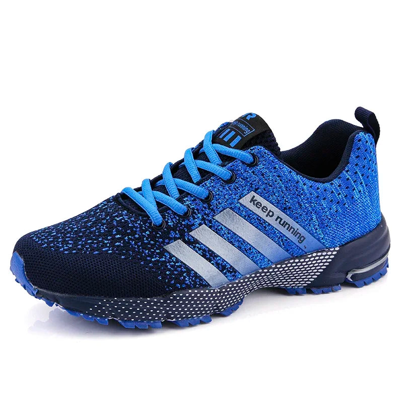 Breathable Mesh Couple Sneakers – Unisex Summer Running Shoes, Lightweight & Flat Vulcanized, Up to Size 48