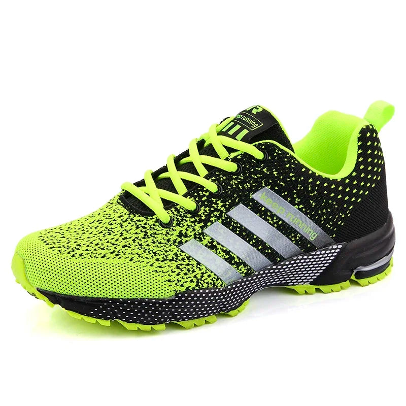 Breathable Mesh Couple Sneakers – Unisex Summer Running Shoes, Lightweight & Flat Vulcanized, Up to Size 48