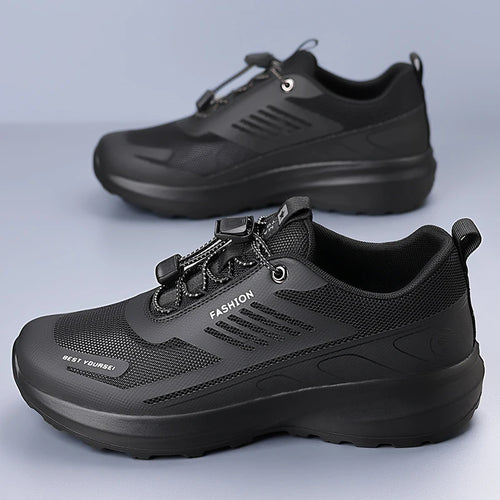 Men's Breathable Outdoor Hiking Sneakers – Deodorant Mesh Running Shoes with Soft Sole for Trail & Sports
