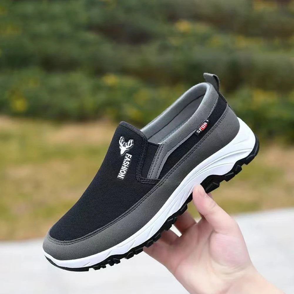 Men's Orthopedic Walking Shoes – Breathable, Non-Slip Travel Sneakers for Hiking & Outdoor Activities
